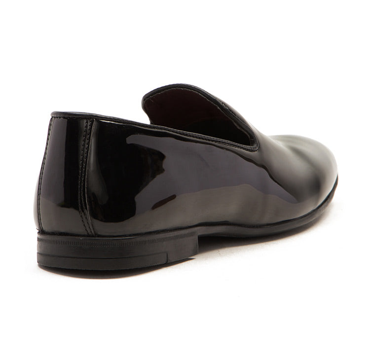 FRANKIE PATENT BLACK FLATS
