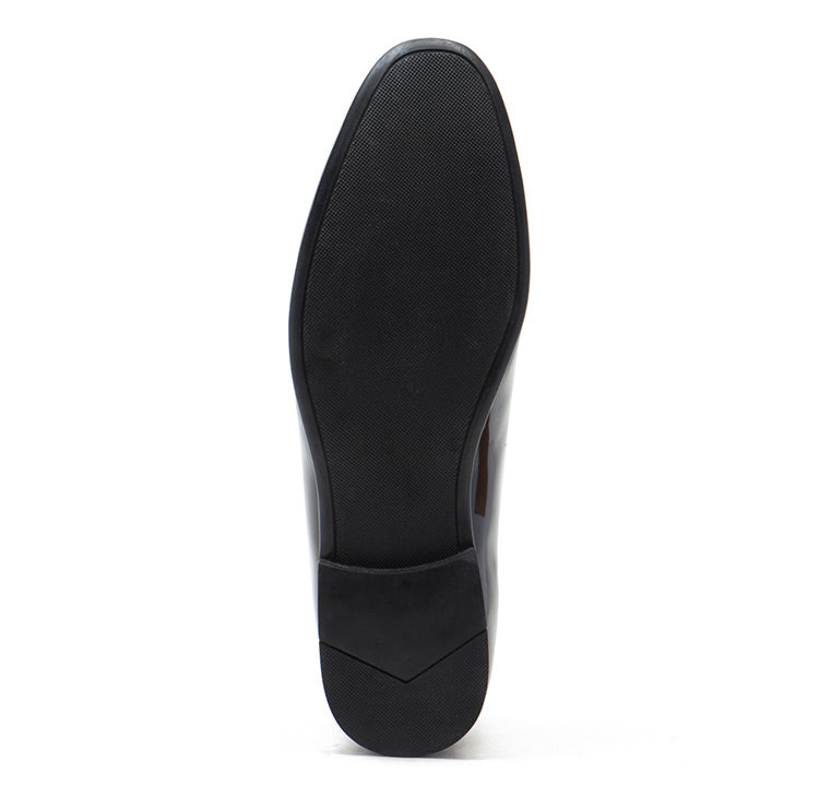 FRANKIE PATENT BLACK FLATS