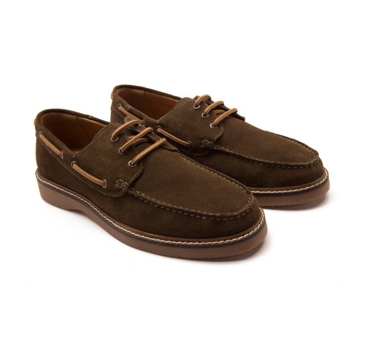 Dk Olive Suede