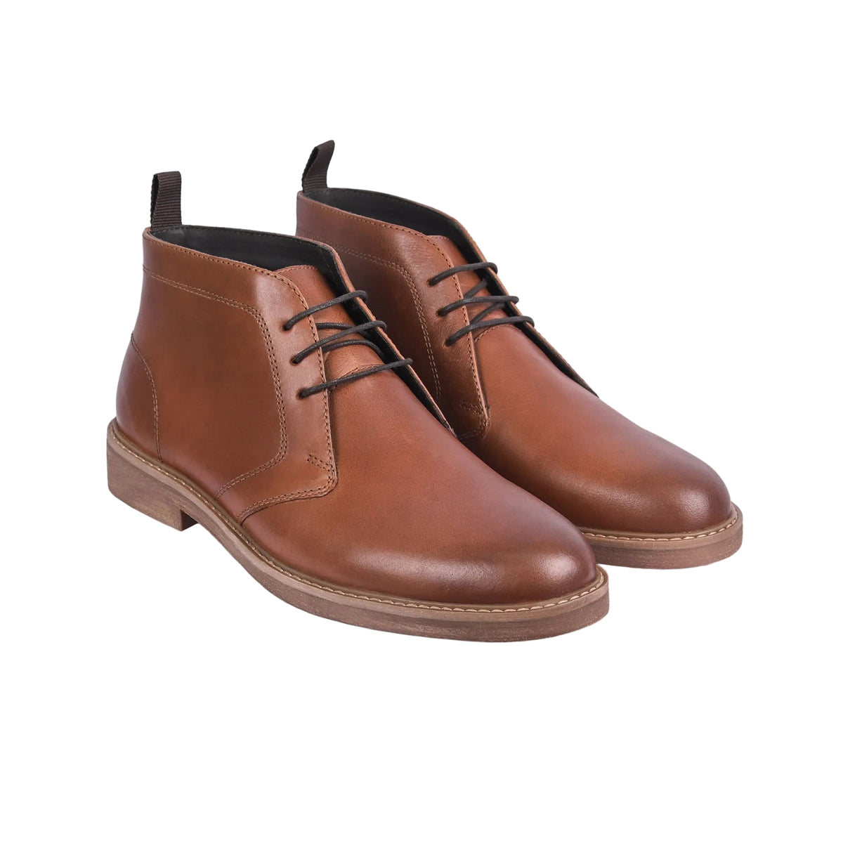 Arizona Leather Lace-Up Chukka Boots