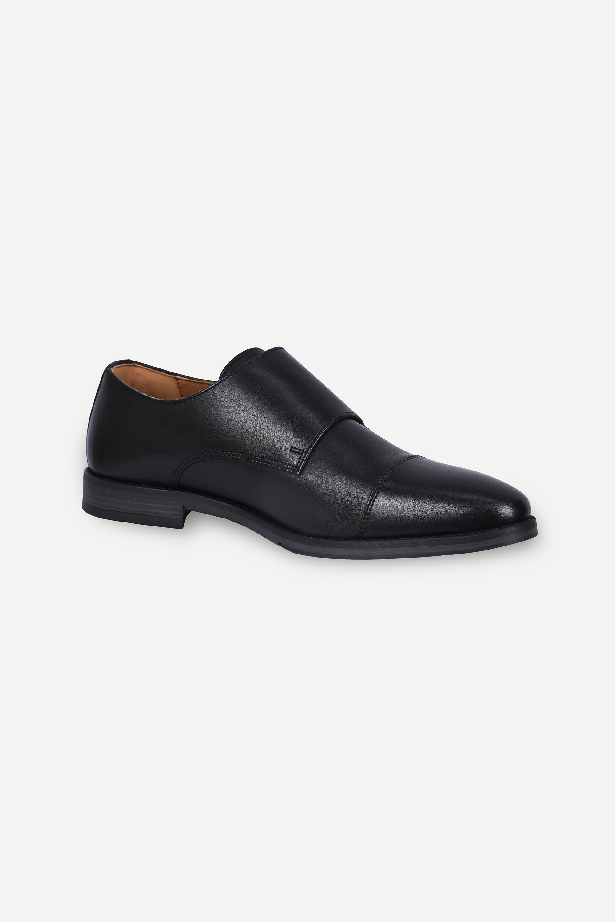 Aubry Leather Double Monk Shoes