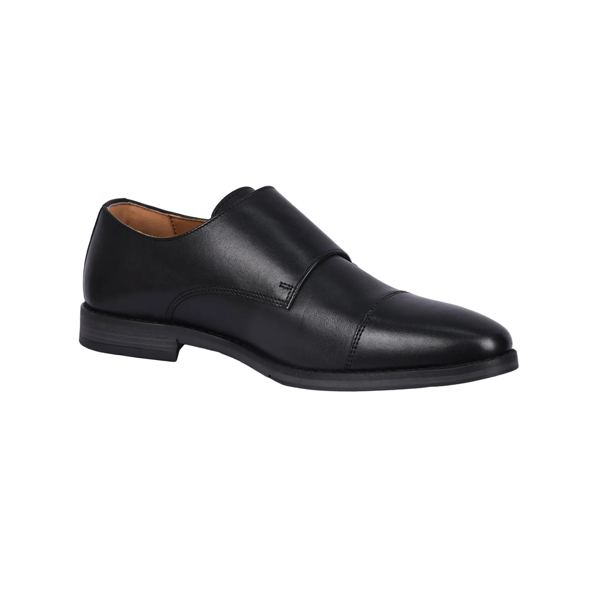 Aubry Leather Double Monk Shoes