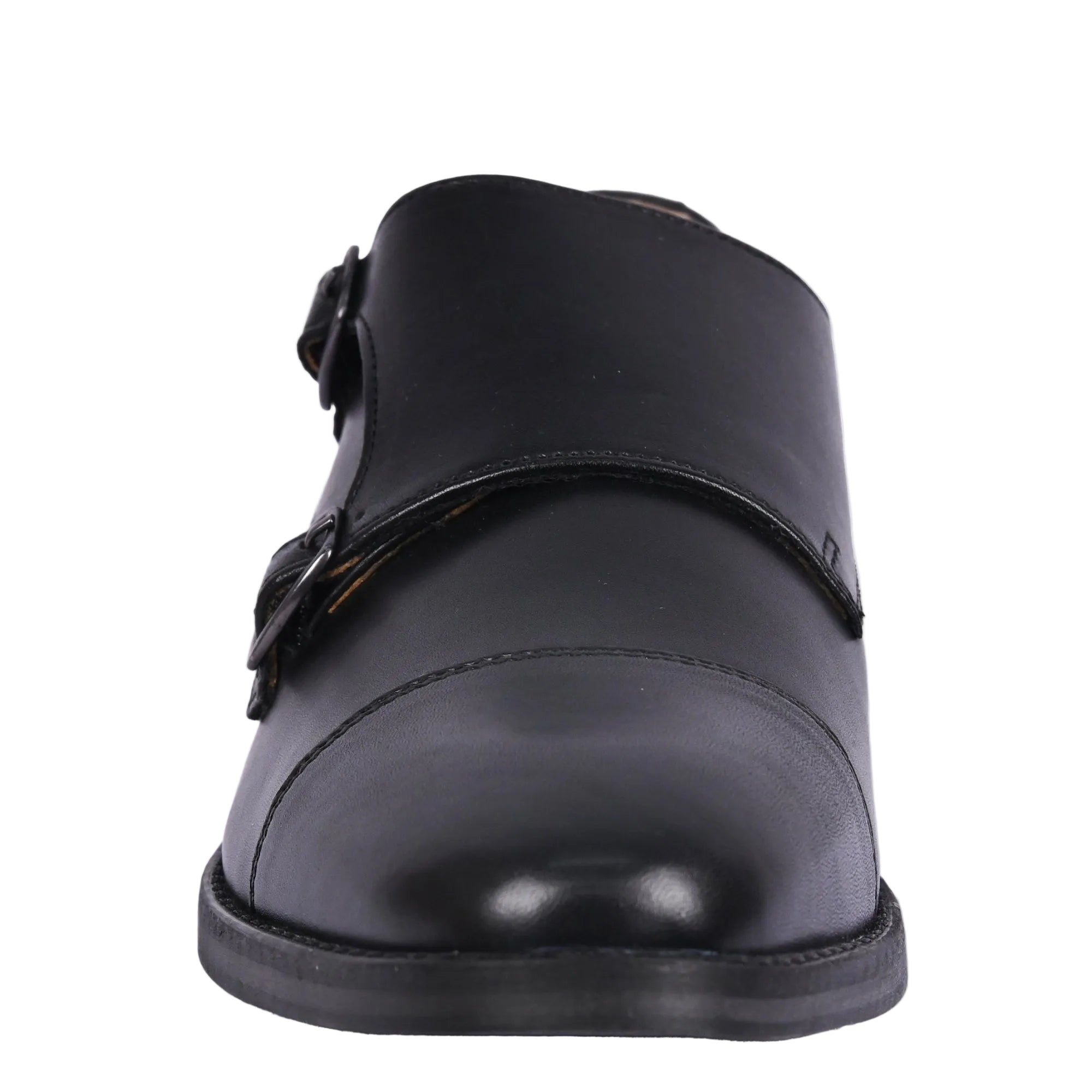 Aubry Leather Double Monk Shoes