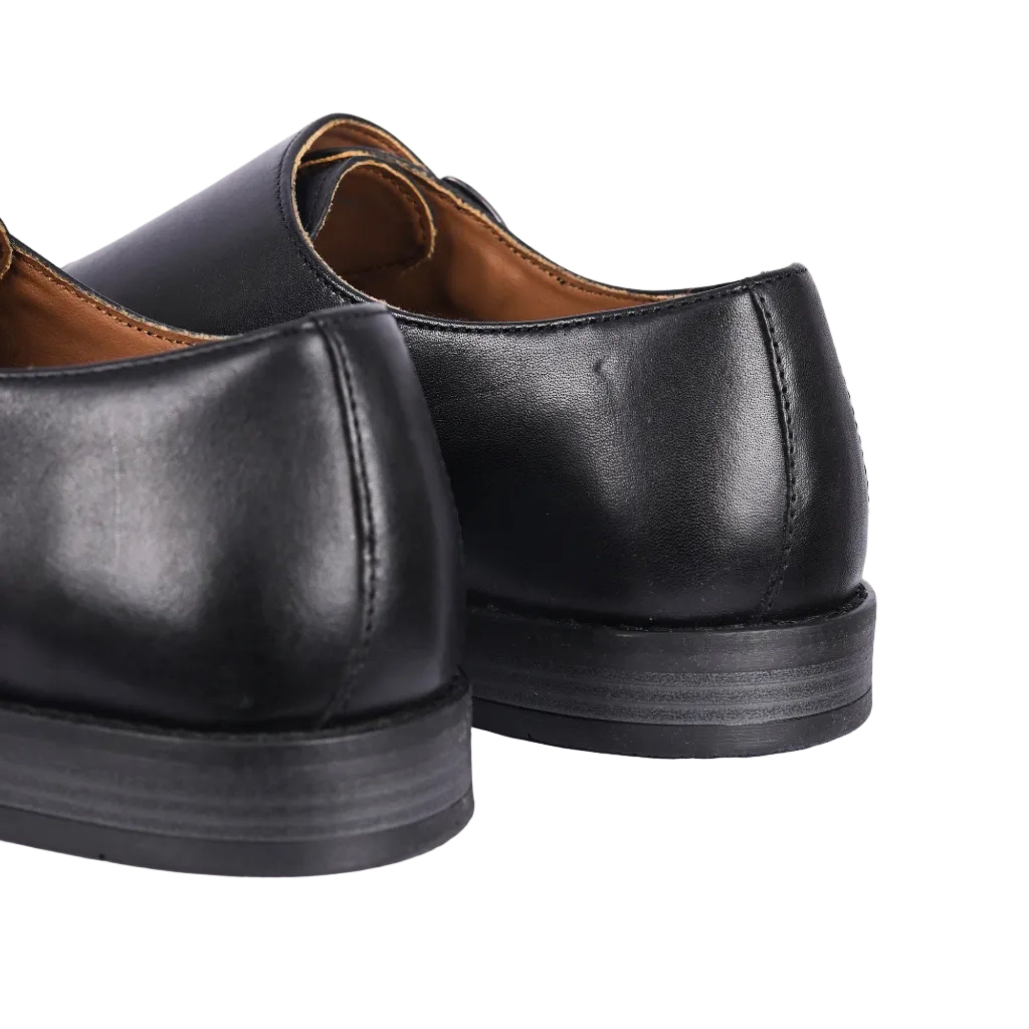 Aubry Leather Double Monk Shoes