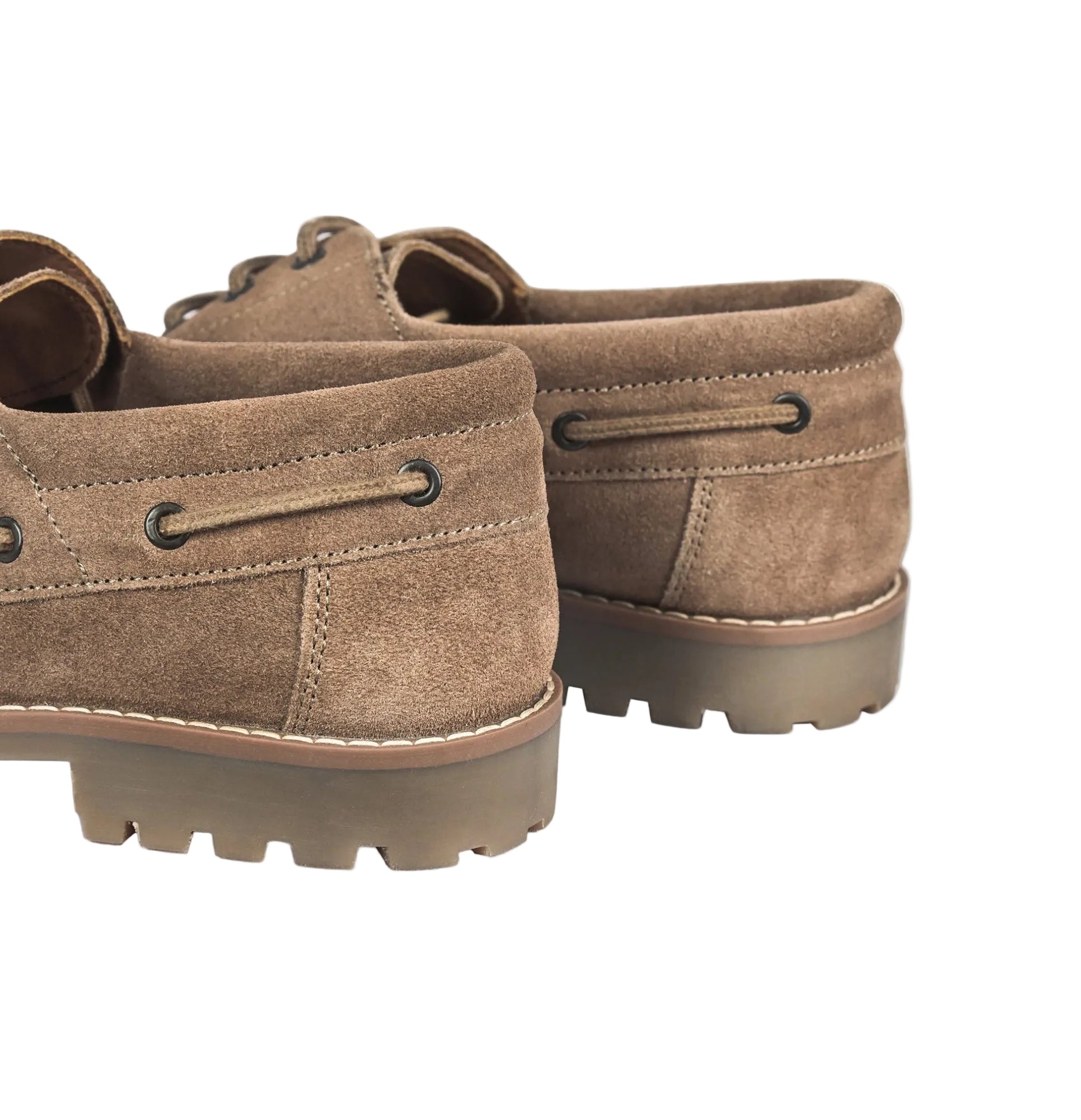 Cape Suede Boat Shoes with Cleated Sole