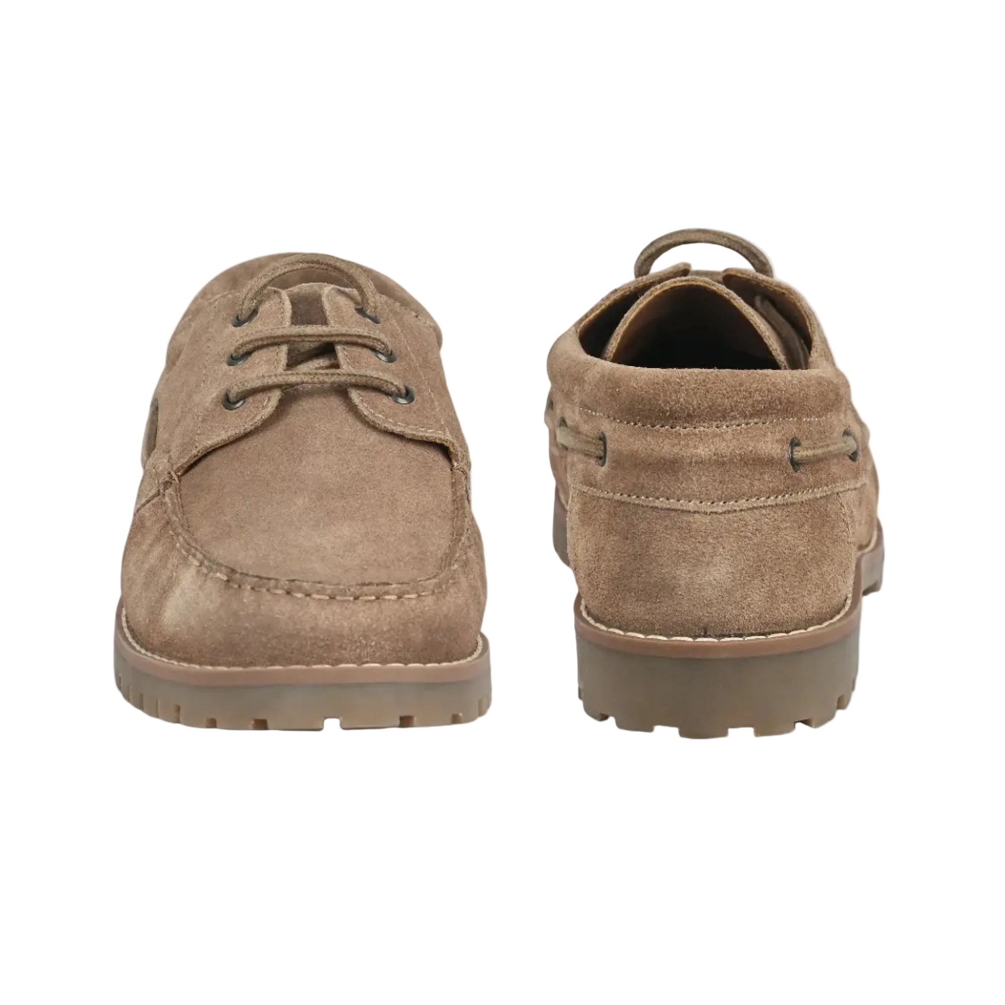 Cape Suede Boat Shoes with Cleated Sole