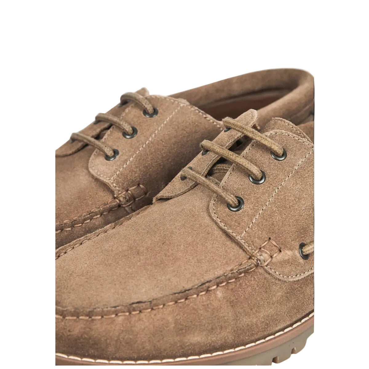 Cape Suede Boat Shoes with Cleated Sole