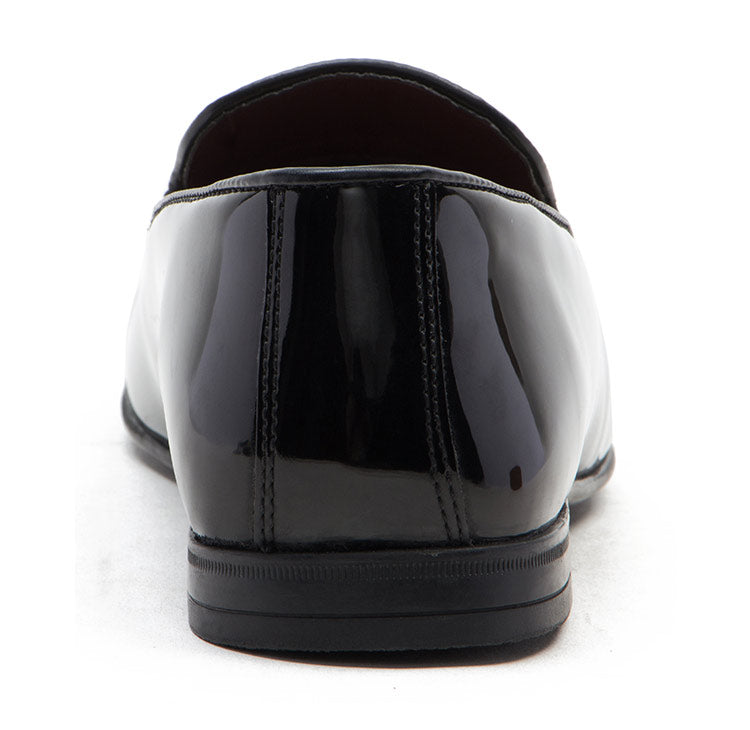 FRANKIE PATENT BLACK FLATS