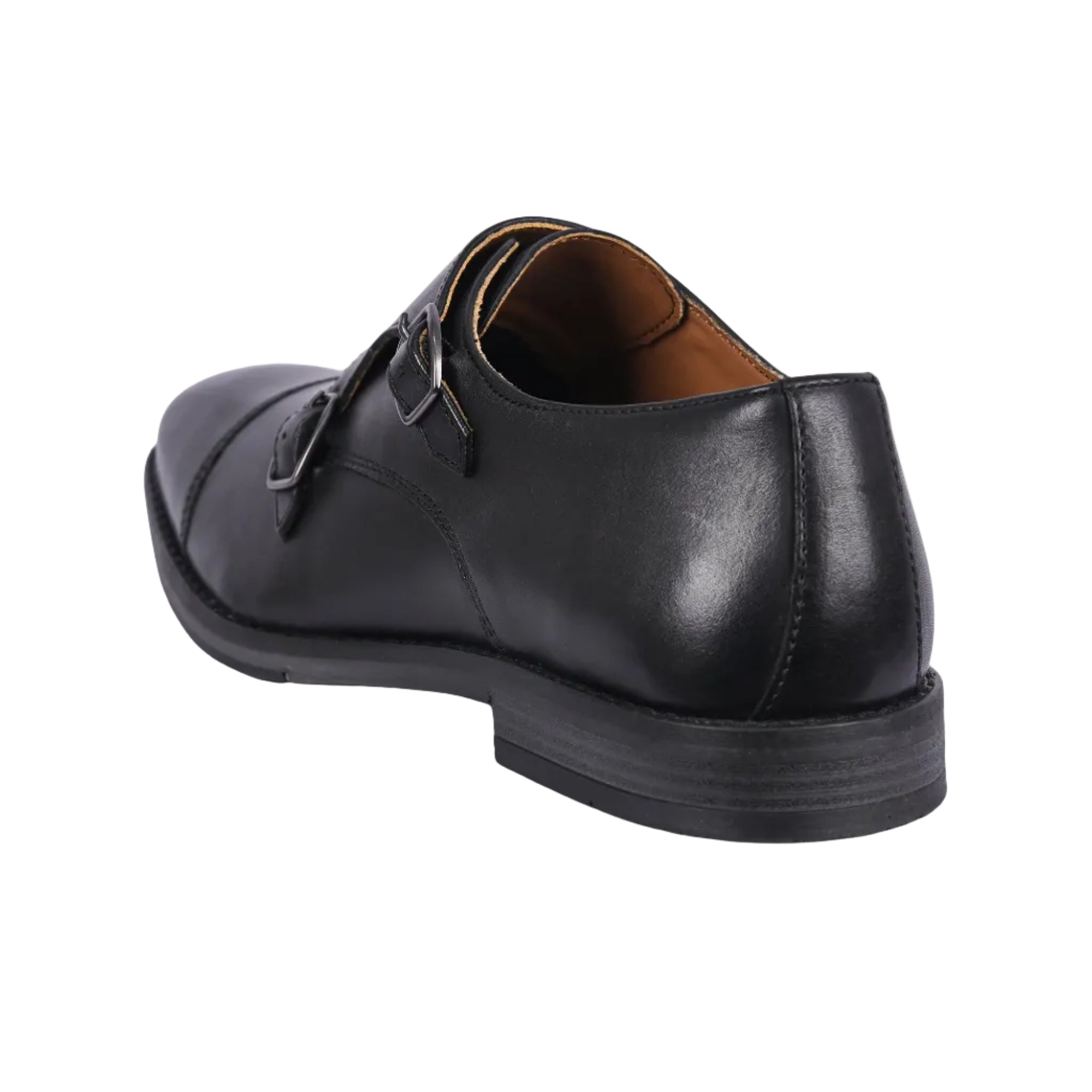 Aubry Leather Double Monk Shoes