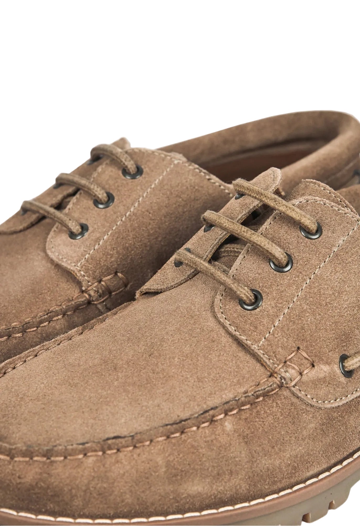 Cape Suede Boat Shoes with Cleated Sole